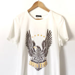 Zutter Eagle “Born Free” White T-shirt- Size S