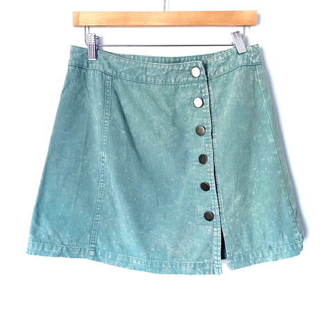 Entro Stone Wash Denim Skirt - Size M