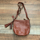 Pre-Owned Coach Camel Leather Crossbody Bag (see notes)