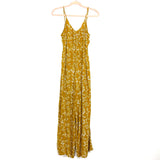 Pink Blush Mustard Floral Jumpsuit- Size M