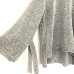JOA Los Angeles Grey Tie Sleeve Sweater- Size M