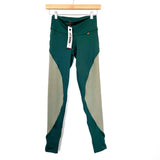 Fit Mama Two Toned Green Leggings NWT- Size S (Inseam 27”)