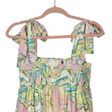 Buddy Love Swirl Print Tie Shoulder Maxi Dress- Size XS (sold out online)