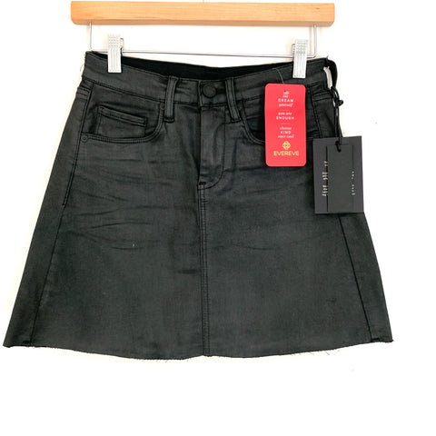 BlankNYC Evereve Black Faux Leather Mini Skirt NWT- Size 26