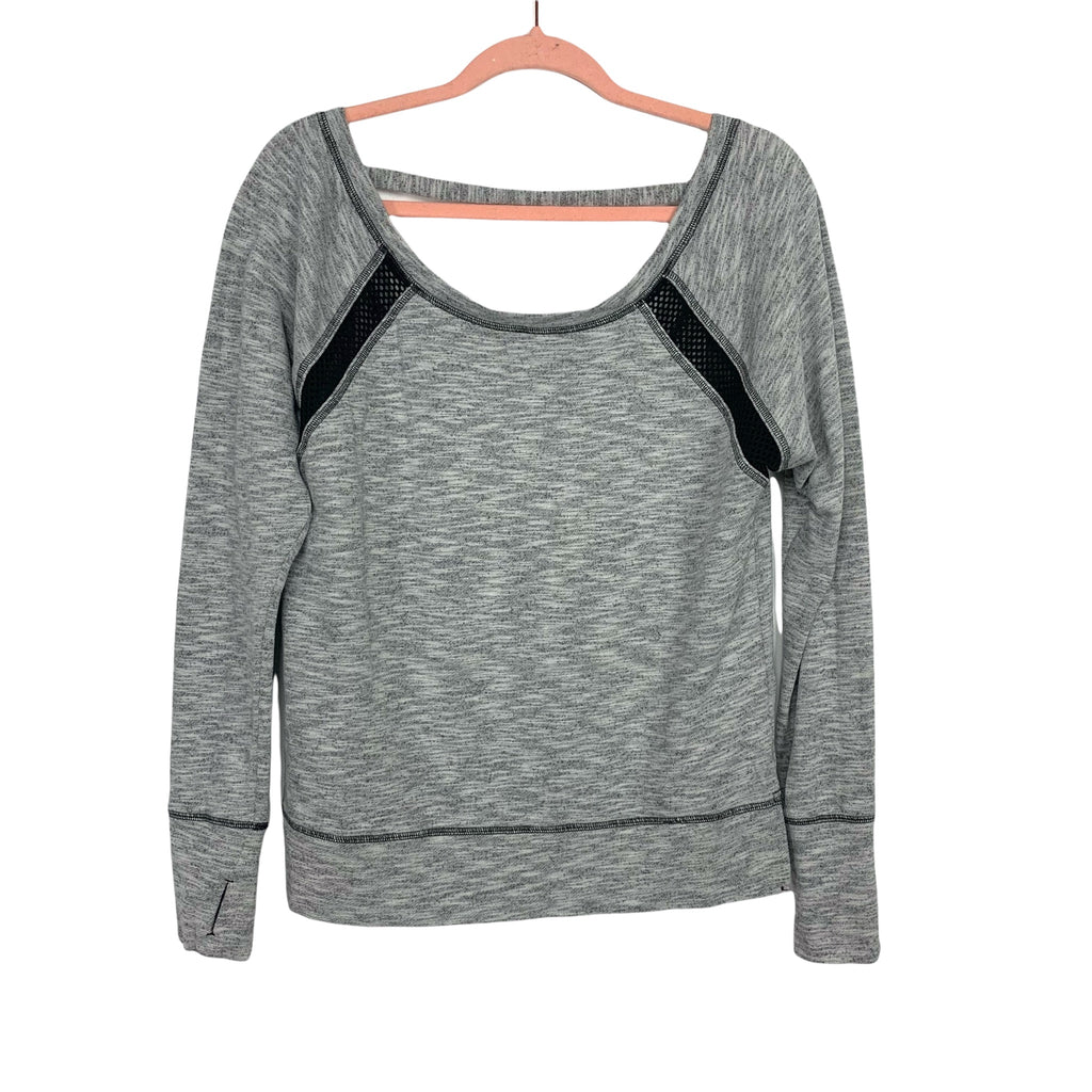 Victoria's Secret VSX Sport Heather Grey Cut Out Back Top- Size XS – The  Saved Collection