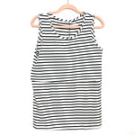 Small Show Black/White Striped Nursing Top NWT- Size M