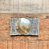 No Brand Cream Beaded Shell Bracelet