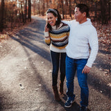 Lovestitch Multicolor Turtleneck Sweater- Size S