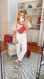 Abercrombie & Fitch Floral Poplin Cinched Puff Sleeve Cropped Top NWT- Size S (sold out online)