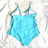 Chicsoul Aqua Blue Removable Pad One Piece- Size XL