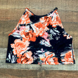 Betsy JohnsonNavy and Orange Floral Sports Bra- Size M (we have matching leggings)