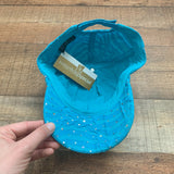 Something Special Turquoise Sequin Hat NWT