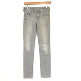 MiH Grey The Breathless Low Rise Skinny Leg Jeans- Size 25 (Inseam 29”)
