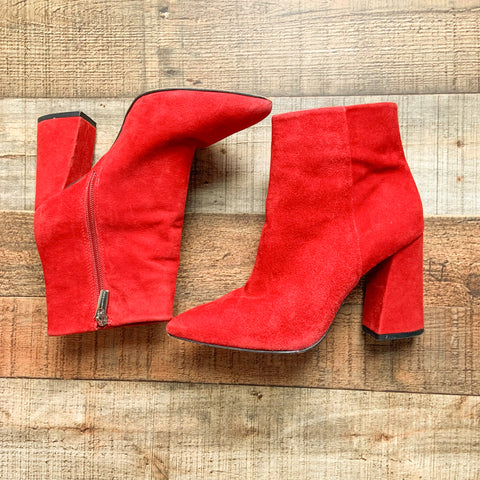 Vince Camuto Red Booties- Size 7