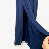 No Brand Navy Side Slits Maxi Dress- Size L