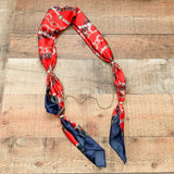 No Brand Silk Chain Link Scarf