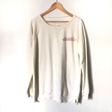 ILY “Falalalala” Cream Pullover Sweatshirt - Size XL