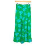 Gibson Look Green/Blue Bring On The Happy Cropped Pant- Size XXS (Inseam 23" - We Have Matching Top!)