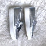 Michael Kors Silver Stars Platform Slip On Shoes- Size 7.5