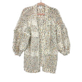 Amaryllis x Ashlee Nichols Cream Cozy Confetti Cardigan- Size M