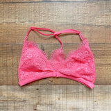 Victoria Secret Pink Lace Bralette- Size S