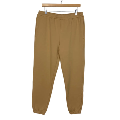 EllandEmm Tan Classic Joggers- Size L (Inseam ”)