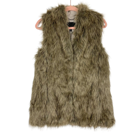 Banana Republic Faux Fur Vest NWT- Size XS