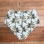 Show Me Your Mumu Mermaid Blue Palm Print Bikini Bottoms- Size M (sold out online, we have matching top)