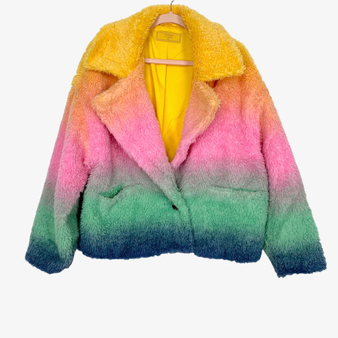 BLANKNYC Ombre Faux Fur Teddy Coat- Size L (sold out online)