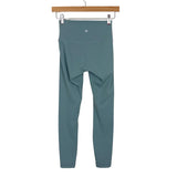 Lululemon Robin's Egg Blue High Waisted Leggings- Size 4 (Inseam 25.5")