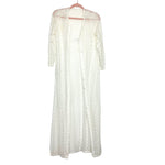 No Brand White Lace Adjustable Cover Up Dress- One Size