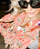 ZARA Floral Tiered Long Sleeve Dress- Size XS