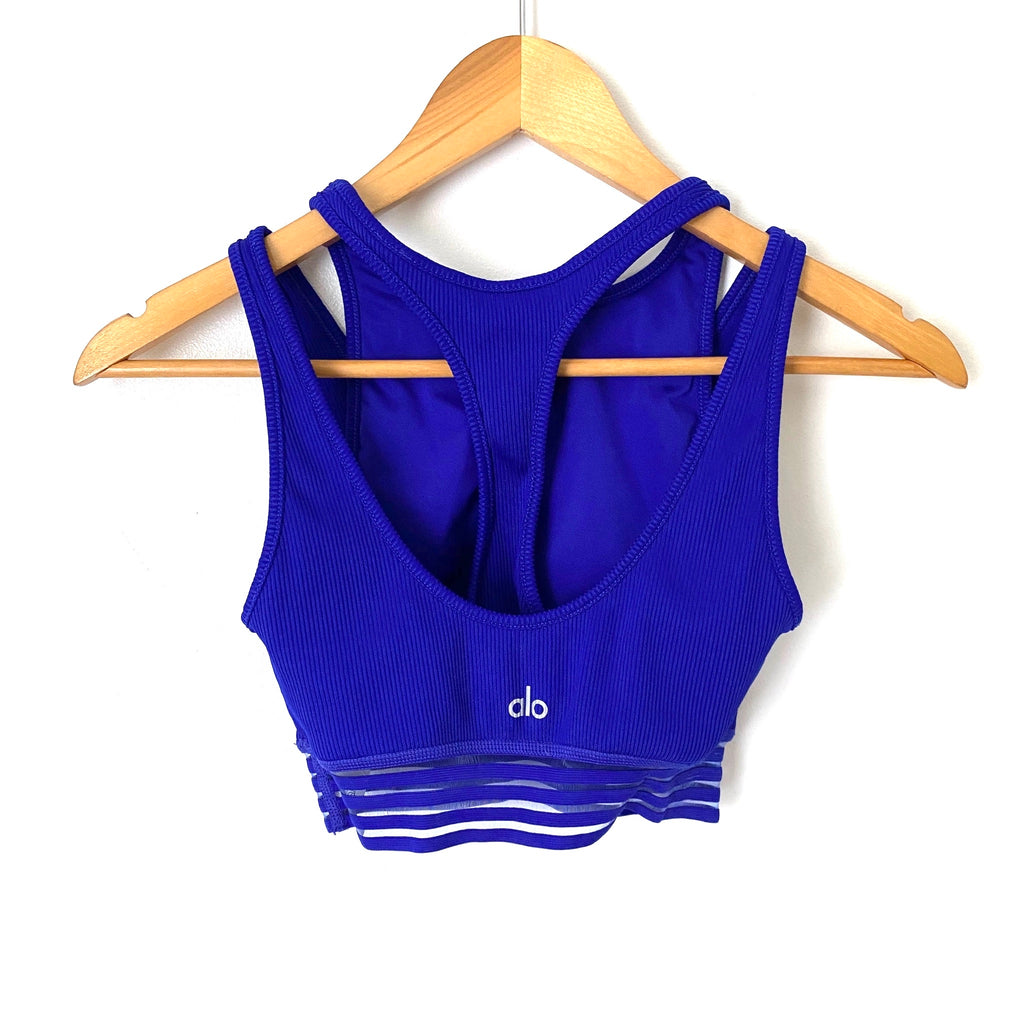 Alo Yoga Blue Sports Bra- Size XS (we have matching pants) – The Saved  Collection