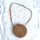 Carve Designs Round Rattan Handbag