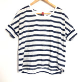 H&M Divided Navy Striped Top- Size XS