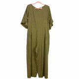Uncle Frank Olive Wide Leg Jumpsuit NWT- Size XL