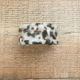No Brand White Tortoise Plastic Cuff