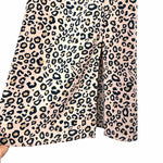 Sanctuary Animal Print Front Slit Midi Dress NWT- Size 8