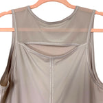 Lululemon Mocha Mesh Cut Out Tank- Size ~6 (see notes)