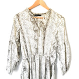 Gibson Snakeskin Dress with Belt- Size XS Petite
