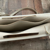 B o u t o n n é  x SK Tan Leather Handbag