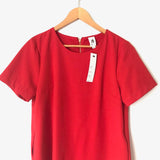 Flawless Vici Red Short Sleeve Dress NWT- Size S