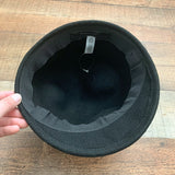 BCBGMaxazria Black Real Fur Pom Pom Hat