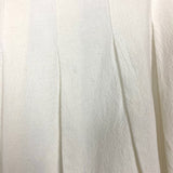 Amaryllis Ivory Linen Pleated Skirt- Size XL (see notes)