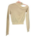 Camila Coelho Shimmer Cut Out Sweater- Size S