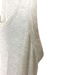 Lululemon Heathered Cream Racerback Tank- Size ~4 (see notes)