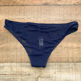 Figleaves Navy Juliette Lace Brazilian NWT- Size 14