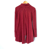 Free People We The Free Brick Turtleneck Sweater with Split Back- Size ~L