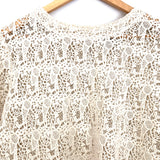 Moomin Ivana Helsinki Crochet Lace Blouse- Size ~S