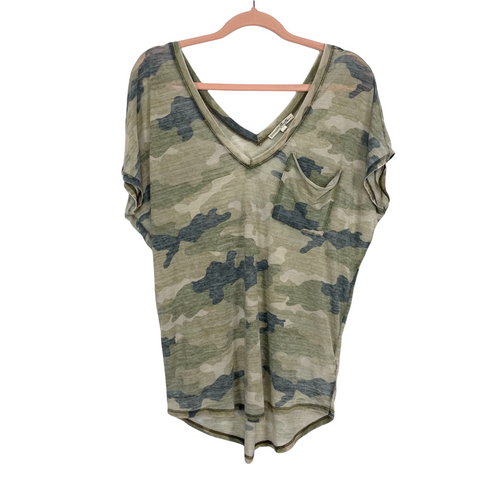 Express Camo Top- Size XS